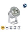 GLOBOSTAR® TREECOBINI 75591 Φωτιστικό Σποτ για Φυτά - Δέντρα LED 10W 900lm 35° DC 12V Αδιάβροχο IP65 Θερμό Λευκό 2700K Dimmable - Bridgelux COB Chip - Νίκελ Βούρτσας - Μ7 x 10.5 x Υ8.5cm - 2 Χρόνια Εγγύηση
